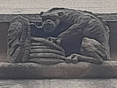 Lloyds bank carving